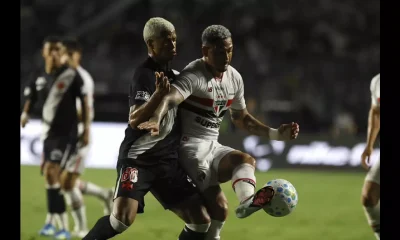 Vasco da Gama vira sobre o São Paulo FC no fim em São Januário e encerra jejum no Brasileirão