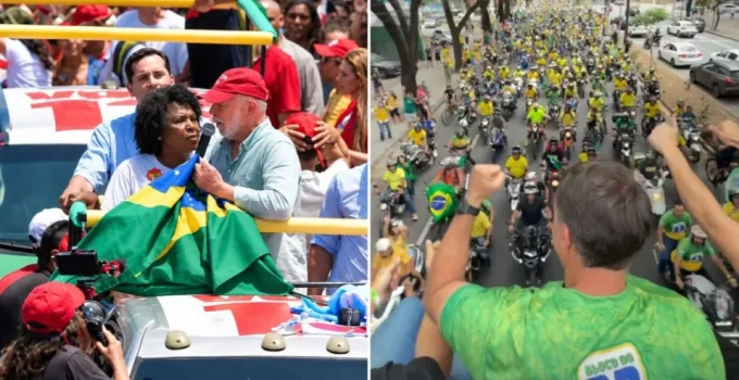 Reta final: Lula e Bolsonaro mobilizam multidões em BH e Rio