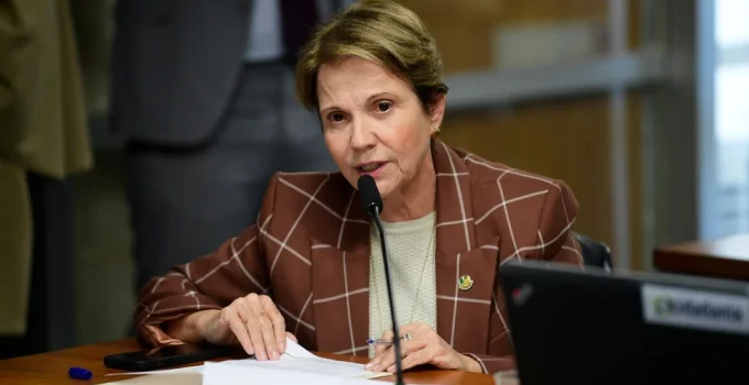 Tereza Cristina questiona apoio de partidos à reeleição de Alcolumbre e sinaliza candidatura no Senado