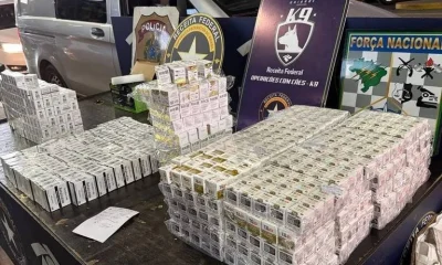 Recorde de apreensão de canetas emagrecedoras na Ponte da Amizade