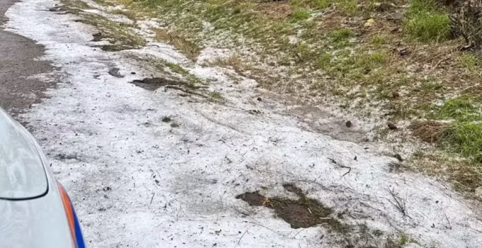 Frente fria causa temporais no Sul e derruba temperaturas no país