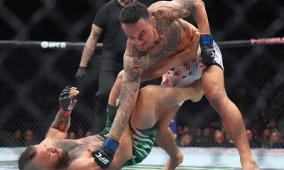Conor McGregor sofre lesão no joelho e é derrotado em seu aguardado retorno ao UFC