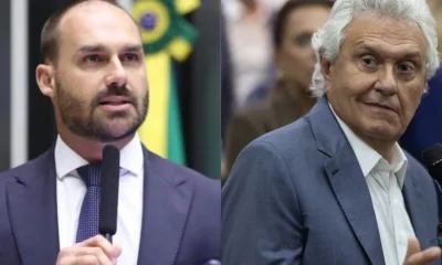 Caiado e Eduardo Bolsonaro trocam farpas nas redes sociais por causa de Green Card