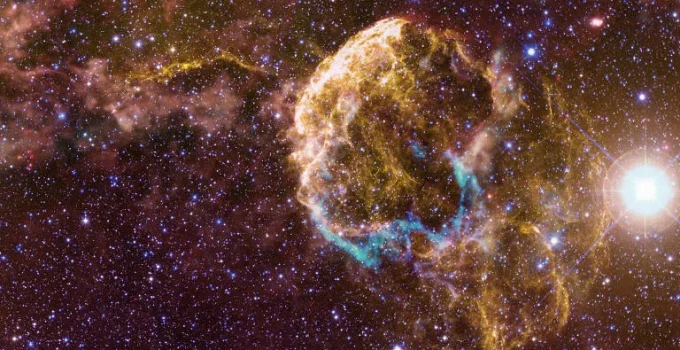 Astrônomos identificam vestígios de duas estrelas que explodiram em sistema binário