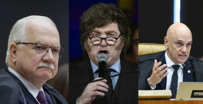 Fachin repudia fala de Milei sobre Alexandre de Moraes e defende autonomia do Judiciário