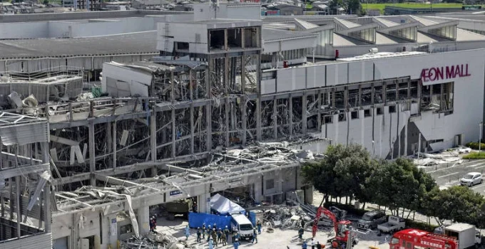 Buscas Finais em Shopping Desabado no Japão Após Terremoto Mortal