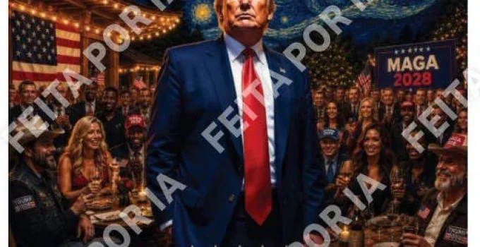 Trump sugere terceiro mandato presidencial com arte de IA, apesar de proibição constitucional
