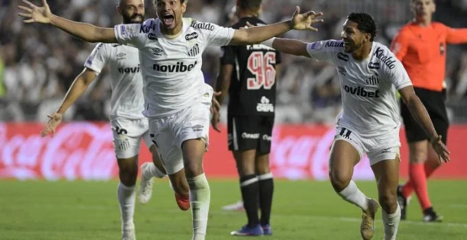 Santos vence Vasco em São Januário e escapa da zona de rebaixamento