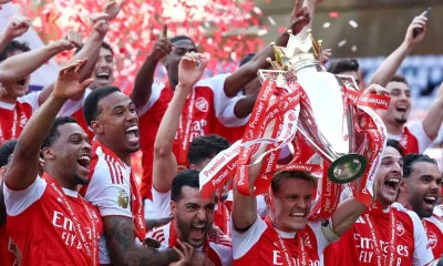 Arsenal é apontado como favorito para o título da Premier League 2026/27 pela Opta