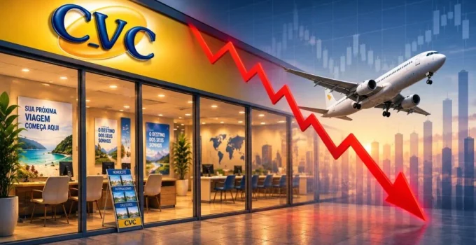 CVC enfrenta desvalorização histórica e busca reorientação no mercado de viagens