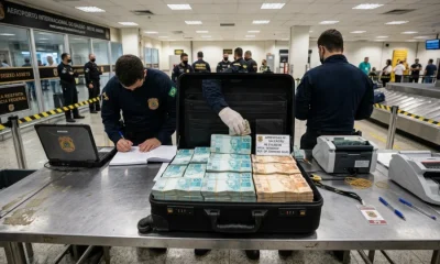 Advogada tem R$ 510 mil em dinheiro apreendidos pela PF em Congonhas