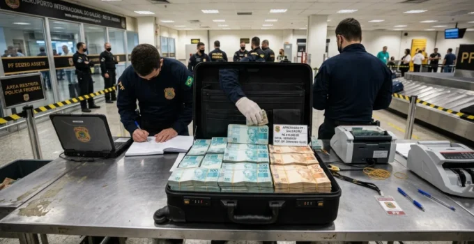 Advogada tem R$ 510 mil em dinheiro apreendidos pela PF em Congonhas