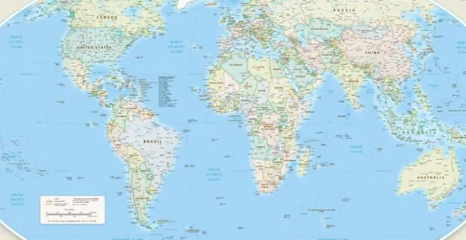 ONU adota novo mapa que representa Brasil e África em proporções mais fiéis