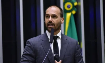 Eduardo Bolsonaro se reúne com governo Trump e pede sanções contra ministros do STF