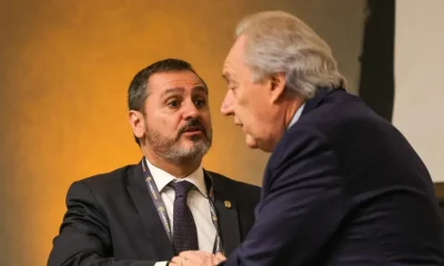 Vídeo flagra Daniel Vorcaro com diretor da PF, Lewandowski e outras autoridades em evento em Londres
