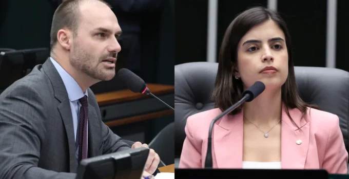 STF condena Eduardo Bolsonaro por difamação contra Tabata Amaral STF condena Eduardo Bolsonaro por difamação contra Tabata Amaral