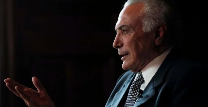 Temer declara apoio a Flávio Bolsonaro no segundo turno de 2026