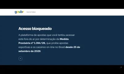Sites de apostas redirecionam para aviso do governo após proibição de Lula