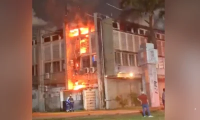 Incêndio atinge prédio na UFPE pela terceira vez em oito dias; PF investigará